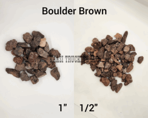 Boulder Brown rocks, sizes 1 and half